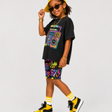 BoomBox Bounce Biker Short Set