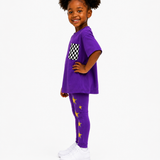 Purple Pocket Star Legging Set
