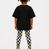 Checker Star Logo Legging Set