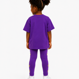 Purple Pocket Star Legging Set